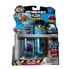 2024 MR BEAST LAB SWARMS 5 Micro Beasts Lab Pack 1" Figures  New