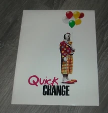 QUICK CHANGE PROMO MOVIE PRESS KIT w 4 PHOTOS 1990 BILL MURRAY GEENA DAVIS