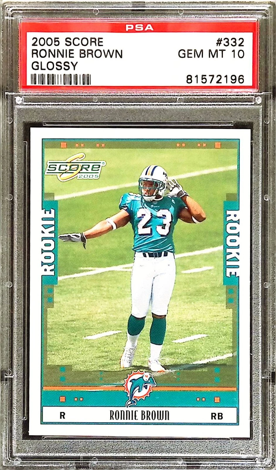 Ronnie Brown Score #332 Glossy