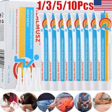 8/10X Hemorrhoids Remove Ointment Herbal Cream Relief Piles Pain Reduce Itching