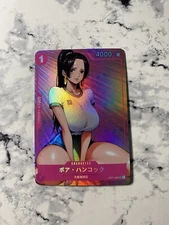 Boa Hancock One Piece ACG Goddess Doujin Waifu Fan Card Holo Anime Cheerleader A
