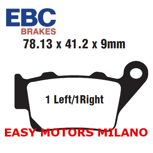 SFA213 EBC Paire Plaquette de Frein Aprilia Shiver 750 Cc 2007 - Photo 1/1