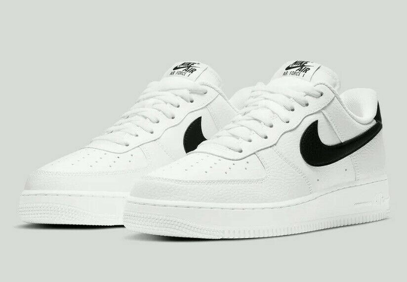 NEW Nike Air Force 1 '07 Men's Size 6 White/Black CT2302 100 NEW Nike Air Force 1 '07 Men's Size 6 White/Black CT2302 100