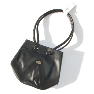Schwarze OXBOW Tasche - Neu - Modell FARO - Handtasche Leder