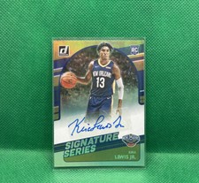 Kira Lewis Jr Rookie Auto Signature Series 2020-21 Donruss Basketball #SG-KIL