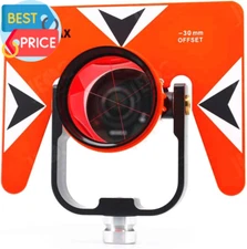 All-Metal Single Tilt Prism Set Fits All 0/-30Mm Offset Total Stations Surveying