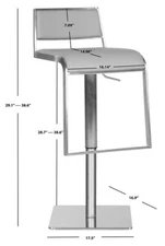 Safavieh NATANIA BAR STOOL, Reduced Price 2172735480 FOX3006D