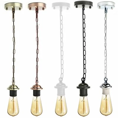 ELECTRICALSONE Modern Pendent Light with Chain Hanging Holder E27 Decorative Lighting Fixtures