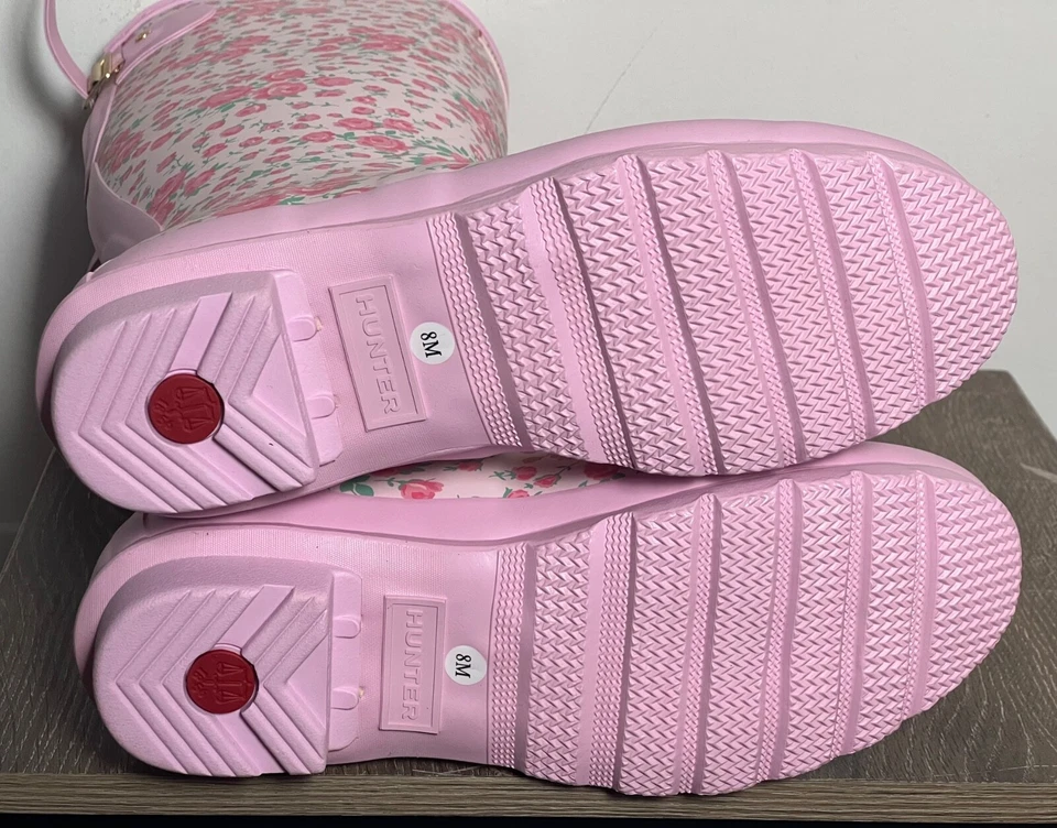 Hunter x LoveShackFancy 原装高雨靴玫瑰心形 | 女式 8 码 — 第 2/4 张图片