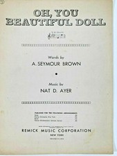Vintage Sheet Music Oh, You Beautiful Doll 1911              PA-14