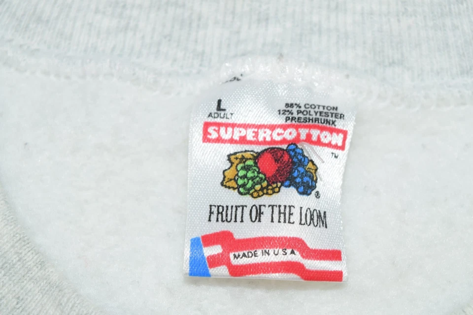 Винтажный колледж толстовка фруктовый ткацкий станок размер L 1994 Baylor трек поле сделано США - Изображение 4 из 4