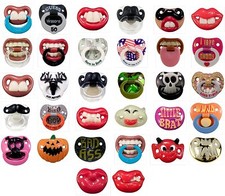 Billy Bob Novelty Adult Gag Gift Pacifiers Random Assorted Set of 6