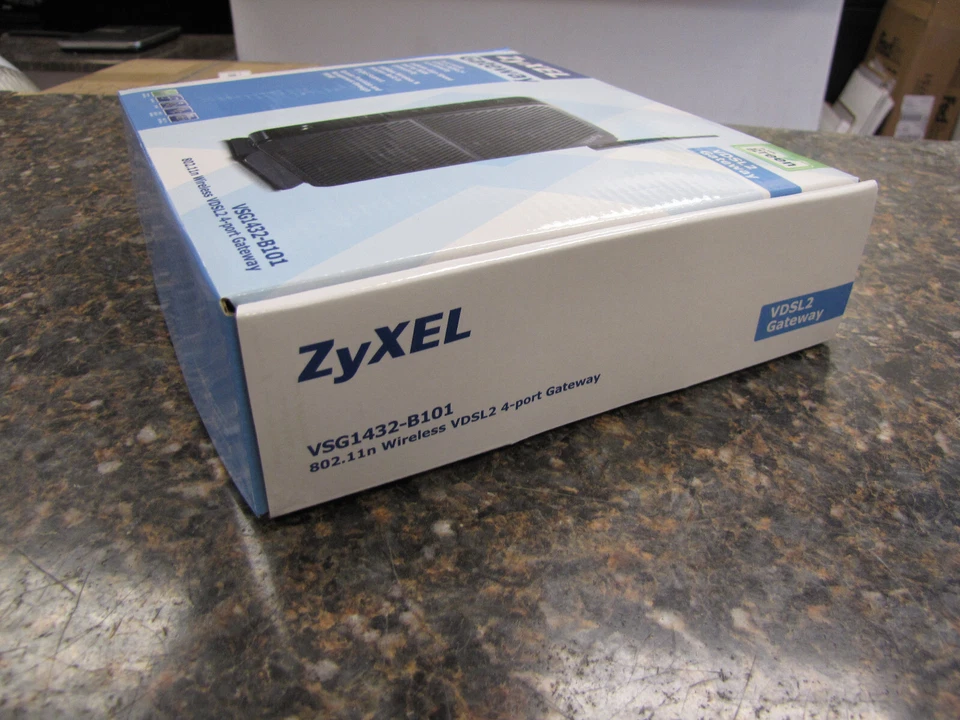 ZyXEL VSG1432-B101 802.11n Wireless VDSL2 4-port Gateway - NEW in box - QTY - Image 4 of 4