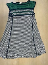 Max Studio Stripe Dress Navy Size Large BNWT