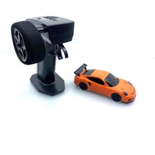 Jiabaile 1/43 Scale RC Drift Car - 4WD Fully Proportional Mini RC Car RTR Blue 