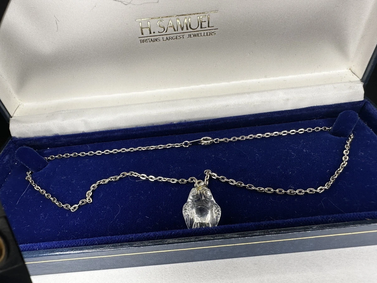 Owl necklace on sale h samuel