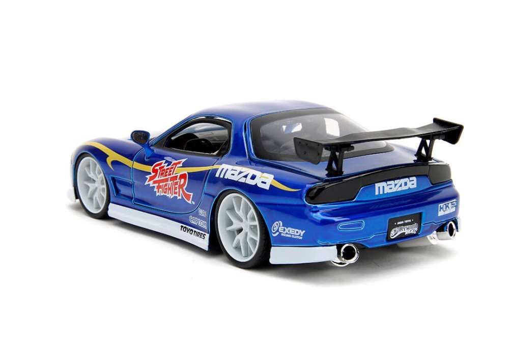1993 MAZDA RX-7 W/ CHUN-LI FIGURE 1/24 DIECAST CAR JADA TOYS 30838