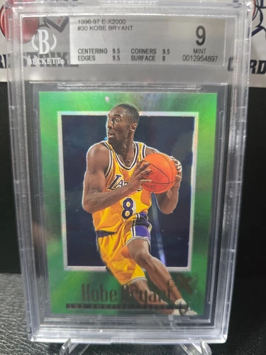 1996-97 E-X2000 KOBE BRYANT ROOKIE #30 BGS 9 MINT