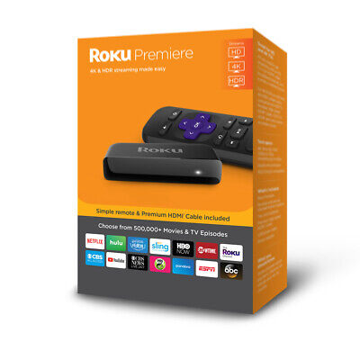 TV BOX ROKU Premiere Reproductor de Streaming 4K HDMI Wi-Fi 3920RW-SW –  GRUPO DECME