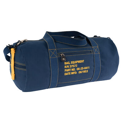 US Army Canvas Equipment Bag Reisetasche Umhängetasche Schultertasche Navy 24''