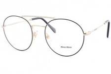 Brand New Miu Miu Authentic Eyeglasses MU 51RV 1AB-1O1 Rx Frame Italy Case Women