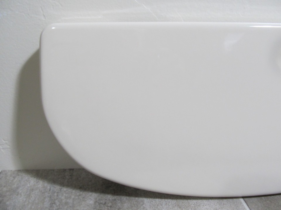 American Standard 735159 Biscuit Not White Used Toilet Tank Lid Clean