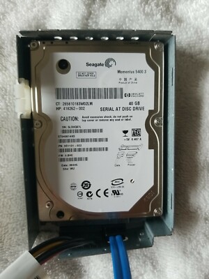 Seagate 40GB Serial AT Disc Drive St940814AS for HP 3035 includes data cables