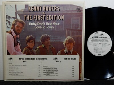 Kenny Rogers & The First Edition Ruby Don'T Take Your Love LP Reprise Promo 1969