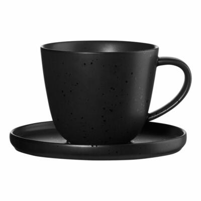 ASA Selection coppa coffee cup with bottom coffee cup 250 ml Kuro Black