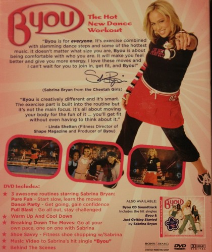 4 Dance Workout Fitness DVD GET Fit & Fab Freestyle Byou FitGirl for girls teens - Foto 3 di 6
