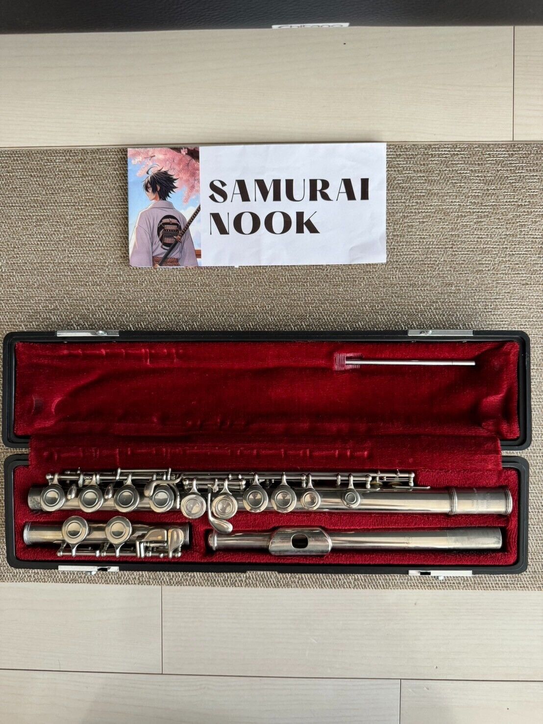 YAMAHA Yfl-211 Flute Silver Plating Hard Case Free shipp From JP