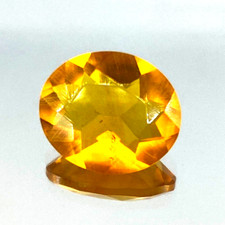13 mm Natural Amber Burmite Faceted Untreated Cretaceous dinosaur Burma A177