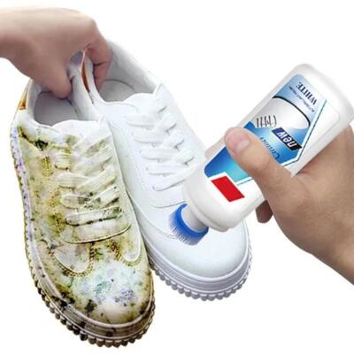 To Clean White Shoes Shoe Fabric Whitener Stain Removal What
