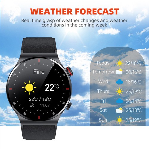 Smart Watches For Men Shockproof Waterproof Fitness Tracker Blood Oxygen Monitor - Picture 7 of 12
