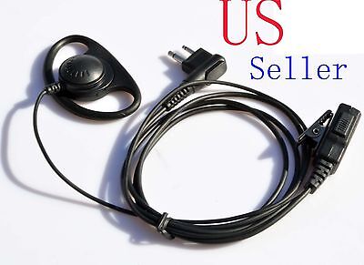 2x SUNDELY FBI Style Headset//Earpiece for Motorola Radio CLS1410 CLS1450CB VL50