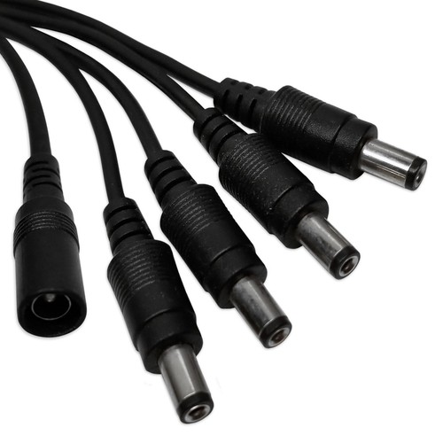 2 Pack - 4 Way Channel DC Power Splitter Adapter Cable for CCTV Security Camera - Picture 5 of 9