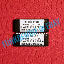 Akai S-900 version OS v1.2c EPROM Firmware Upgrade / ROM Final Update Chips S900