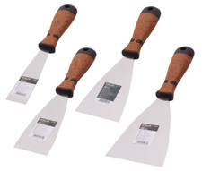 Cork Handle Stainless Steel Wall Drywall Putty Filler Knife Scraper Tool STALCO