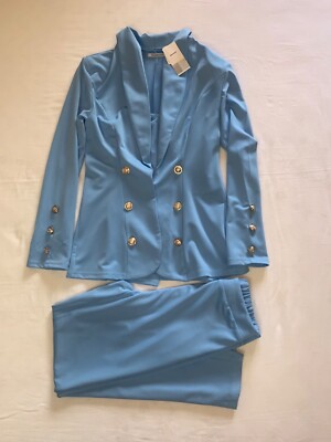 Womens Suit, ISV, Blue, Size S, NWT