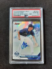 Joshua Josh Lowe 2016 Bowman's Best Autograph Auto Refractor PSA 10 Rays