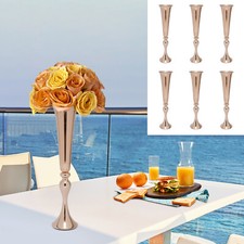 6 Pcs Wedding Vase Props Welcome Area Decor 22.2" Height European for Wedding