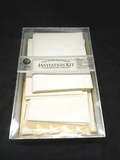 Gartner Studios Wedding Party Invitation Kit W/  Envelopes Ribbons 