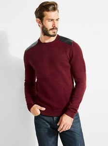 guess sweater red
