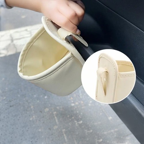 1× Pu Leather Car Door Cup Holder Drink Rack Storage Bin Back Seat Organizer - Picture 6 of 10