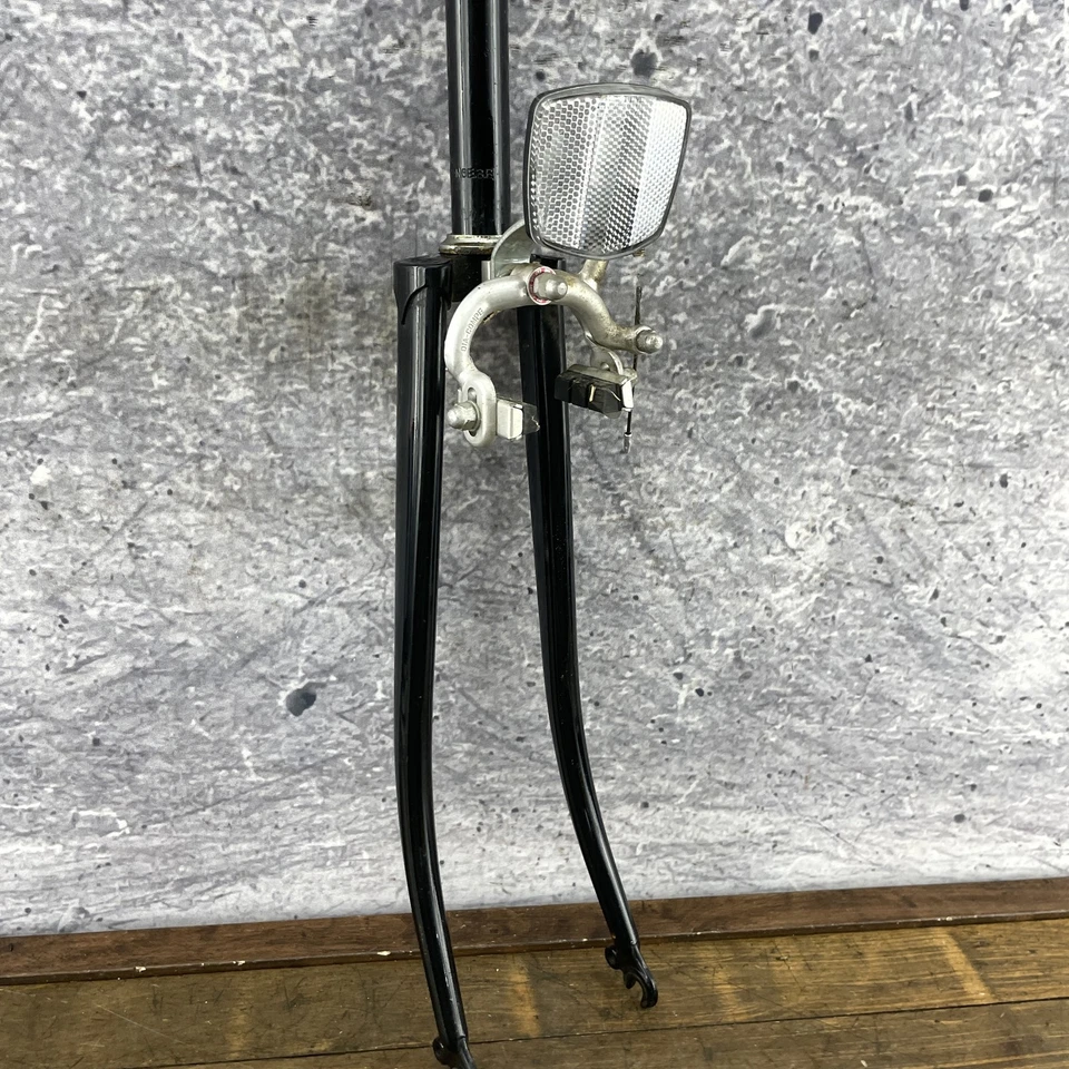 Vintage Fuji Tange Road Bike Fork 27" Steel 25.4mm 1" Threaded Japan 3B 80s - Image 3 of 4