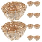 10 Pcs Bird Nest House Simulated Rattan Woven Bird's Handmade Hanging