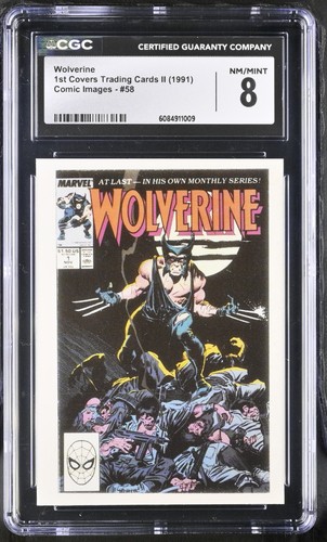 1991 Wolverine 1st Covers Marvel Comics Presents Card #58 CGC 8 NM/MINT