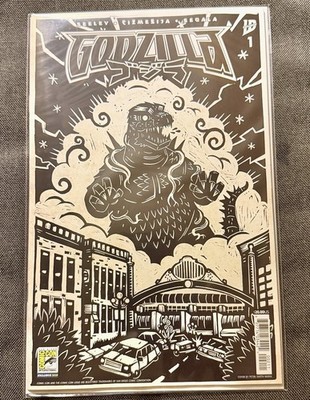2025 SDCC Exclusive IDW GODZILLA #1 Cover by Attack Peter Limited Edition