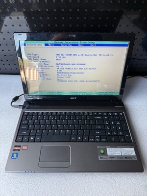 Acer Aspire 5560G-7809 15.6'' Laptop AMD A6-3420M 4GB RAM No HDD No OS