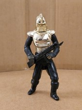 Vintage 1978 Gold Cylon Commander  Blaster Rifle Galactica Figure Robot Mattel
